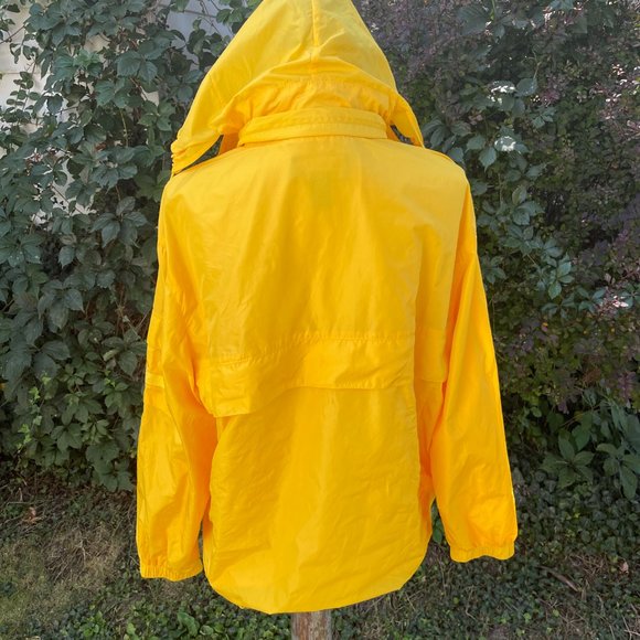 Vintage Yellow Lauren Ralph Lauren Windbreaker Jacket Size Medium - Picture 2 of 6